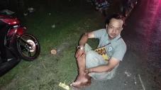 Senggolan Motor saat...