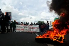 Aksi Demo Tolak Presiden...