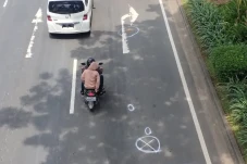 Pesepeda Luka Parah...