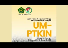 Pendaftaran UM-PTKIN...