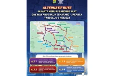 Catat, 4 Rute Alternatif...