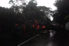 Dilanda Hujan Deras...