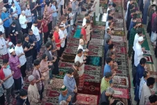 Penampakan Ribuan Jamaah...