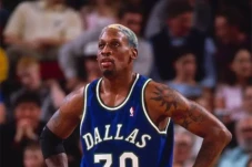Legenda NBA Dennis Rodman...