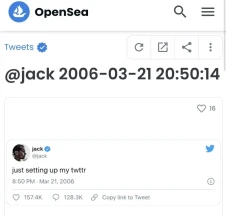 Harga NFT Jack Dorsey...