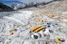 Gletser Gunung Everest...