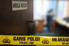 Polisi Segel Lokasi...