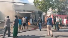 Tabung Gas Meledak Terkena...