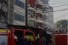 Ruko Terbakar di Gambir...