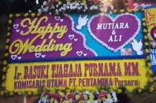 Karangan Bunga Ahok...