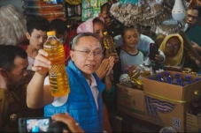 Kunjungi Pasar di Jambi,...