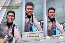 Viral! Satpam di Cikarang...