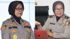 Deretan Polisi Wanita...