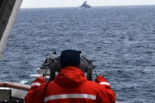 Saat Kapal Patroli AS...