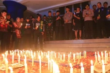 Suporter Bola di Tangerang...