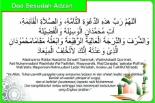 Doa Setelah Adzan Lengkap...