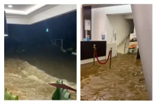 Banjir Terjang Hotel...