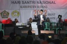 Santri Diajak Ikut Tangkal...