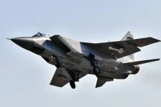 Pesawat MiG-31 Rusia...