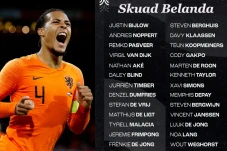 Skuad Timnas Belanda...