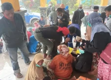 Pengungsi Gunung Semeru...