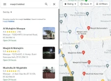 Cara Mencari Masjid...