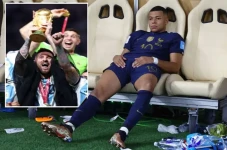 Wajah Sedih Kylian Mbappe...