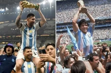 Lionel Messi Tiru Pose...