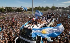Bus Timnas Argentina...