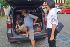 Aksi Perwira Polwan...