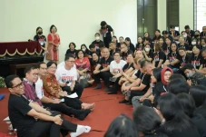 Ketika Mas Menteri Semangati...