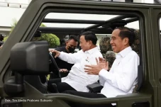 Momen Prabowo Subianto...
