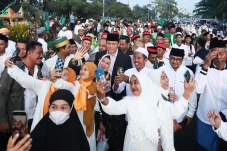 AHY Hadiri Harlah 1...