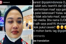 Driver Ojol Pukul Karyawati...