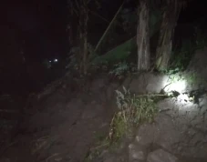 Hujan Deras, Jalan Ngawen-Wonosari...