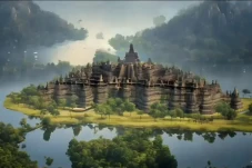Dibangun Dinasti Sailendra...
