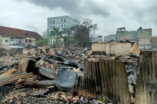 Penampakan Lokasi Kebakaran...