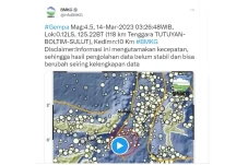 BMKG: Gempa Magnitudo...