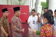 Temui Presiden Jokowi,...