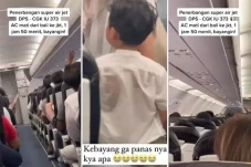 Viral AC Pesawat Mati...