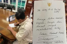 Prabowo Tulis Surat...