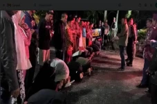 Aparat Gabungan Polsek...