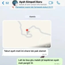 Chat-Chat Terakhir Korban...