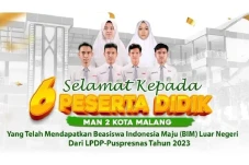 6 Siswa MAN 2 Kota Malang...