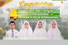 4 Siswa MAN 2 Kota Malang...