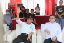 Menko PMK Hadiri Pelepasan...