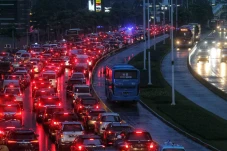 Jakarta Diguyur Hujan...