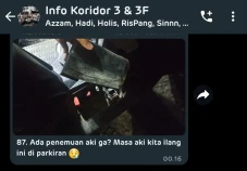 Pencurian Aki Motor...