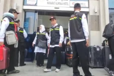 Tiba di Arab Saudi,...