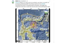 2 Gempa Bumi Guncang...